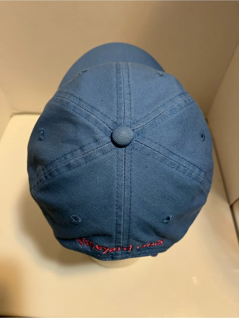 Vineyard Vines Light Blue Cap with Pink Whale - Men Swim